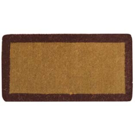 Zerbino imperiale a fascia marrone spessore mm.38 - cm.60x120, spessore mm.38 1 pezzi
