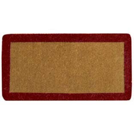 Zerbino Imperiale A Fascia Rosso Spessore Mm.38 - cm.60x120, spessore mm.38
