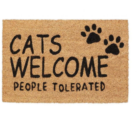 Zerbino in fibra di cocco Cats Welcome