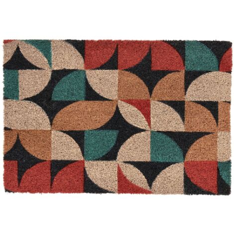 Zerbino in fibra di cocco "Zoelie Multicolor" 40x60 cm