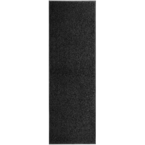 Zerbino lavabile Nero 60x180 cm DEC023175