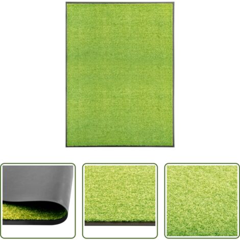 Zerbino lavabile -  Zerbino Lavabile Verde 90x120 cm
