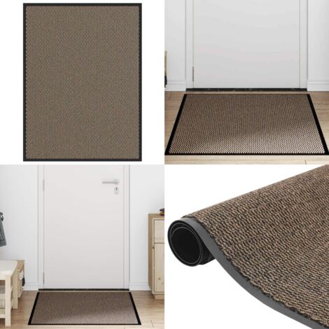 Zerbino Marrone 80x120 cm - Zerbino Marrone - Zerbino In Polipropilene