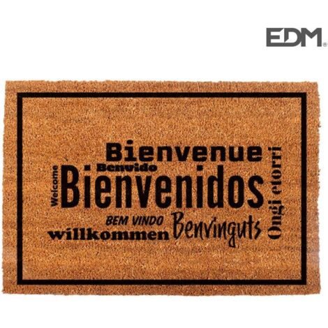 Zerbino modello 60x40cm benvenuto lingue EDM