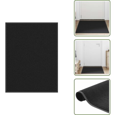 Zerbino per ingresso - vidaXL Zerbino Nero 90x120 cm - Zerbino per porticato