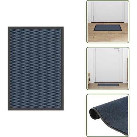 Zerbino per lavanderia - vidaXL Zerbino Blu 40x60 cm - Zerbino per ingresso interno