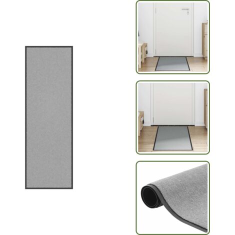Zerbino per lavanderia - vidaXL Zerbino Grigio 60x180 cm - Zerbino per armadi