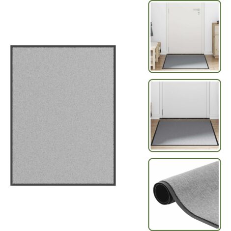 Zerbino per lavanderia - vidaXL Zerbino Grigio 90x120 cm - Zerbino per armadi