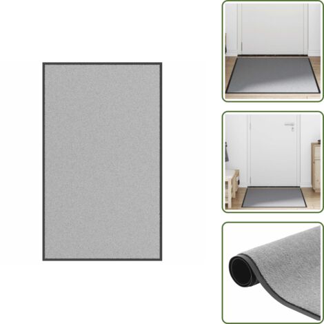 Zerbino per lavanderia - vidaXL Zerbino Grigio 90x150 cm - Zerbino per armadi