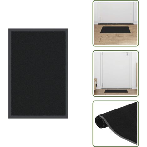 Zerbino per lavanderia - vidaXL Zerbino Nero 40x60 cm - Zerbino per armadi