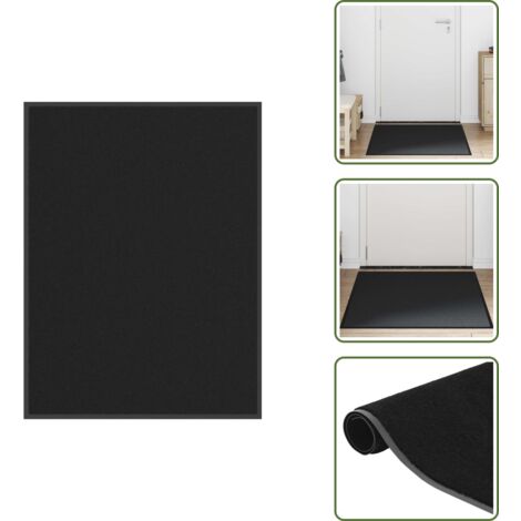 Zerbino per lavanderia - vidaXL Zerbino Nero 80x120 cm - Zerbino per armadi