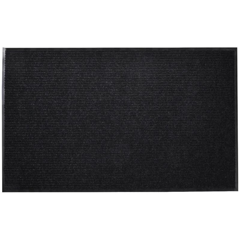 Zerbino pour l'entrée Home Studio Office Black Carpet en pvc Différentes tailles Tapis d'entrée Noir pvc 90 x 120 cm