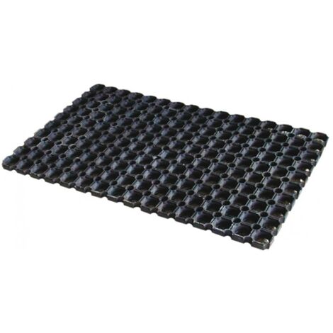 ZERBINO ROBUSTUS COMPONIBILE PVC NERO CM40X70 10 PZ