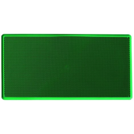 Zerbino tappeto millepunte 40x70 cm in pvc -  Verde