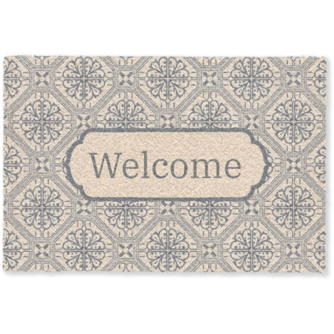 ZERBINO Welcome - Classico - Grigio 60x40 cm
