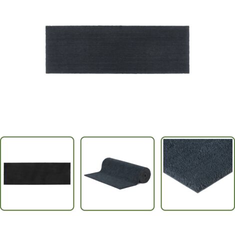 Zerbino -  Zerbino Grigio Scuro 100x300 cm Fibra di Cocco
