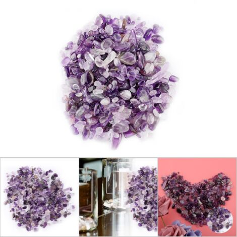 Zerkleinerte natürliche violette Quarzsplitter - Trommelsteine