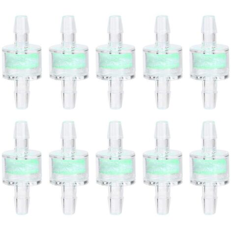 Zerodis 10 pezzi ABS verde acquario pompa acqua tubo in silicone filtro acqua olio filtro aria acquari tubo pulizia filtrazione ossigeno acquario laghetto accessori (8 mm)