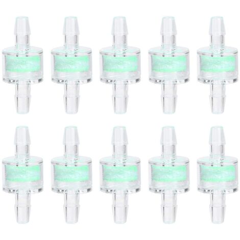 Zerodis 10PCS ABS Green Aquarium Wasserpumpe Silikonschlauch Filter Wasser Öl Luftfilter Fischtanks Schlauch Reinigung Filtration Sauerstoff Aquarium Fischteich Zubehör(8mm)