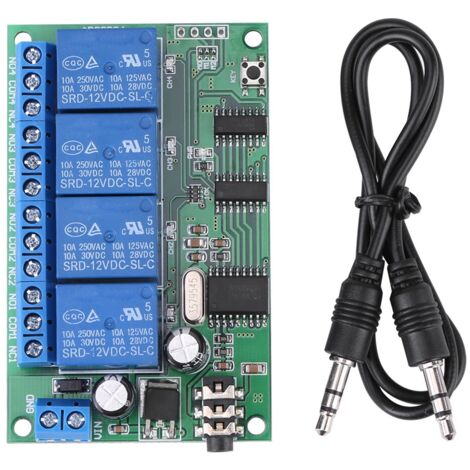 Zerodis AD22B04 RELODIER 12V SIGNALDECODER RELAIS für Hausautomation mit 4 Kanälen.