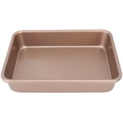 Zerodis Fournitures de Cuisson Conception Antiadhésive en Acier au Carbone, Répartition Uniforme de la Chaleur pour la Cuisson Domestique et Professionnelle, Cuve de Rectangulaire de 11 X 9,1 X 2.