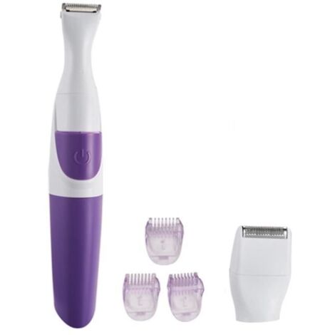 Zerodis Tondeuse à cheveux électrique pour femmes Tondeuse à Cheveux pour Femmes 2 en 1, Ensemble de Tondeuses beaute d'epilation