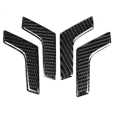 Zerodis Türgriffabdeckungen zur Nachrüstung, Hochglanzfinish, kratzfest, für Mercedes W204 2005-2012, Luxus-Innenausstattung, 4-teilig