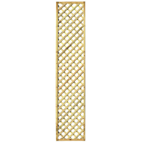 Zest 3 x Hillside Diamond Wooden Trellis 1.83m x 0.3m 1ft Garden Screen Support