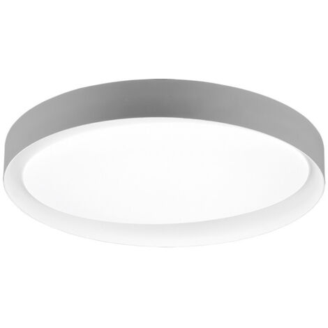 Zeta Led Regulable Plafón Ø48 cm Gris Trio Lighting