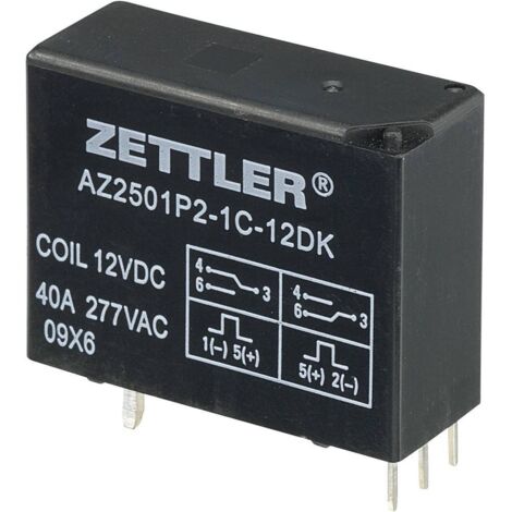 Zettler Electronics AZ2501P2-1C-12DK Relè per PCB 12 V/DC 50 A 1 scambio 1 pz.