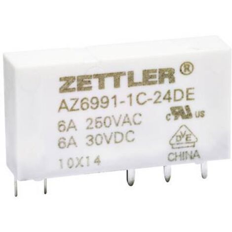 Zettler Electronics AZ6991-1C-12DE Relais pour circuits imprimés 12 V/DC 8 1 inverseur (RT) 1 pc(s) Y178642