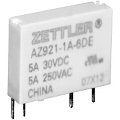 Zettler Electronics AZ921-1AE-24DEF Relais pour circuits imprimés 24 V/DC 5 1 NO (T) 1 pc(s) Y174112