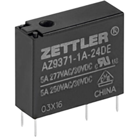 Zettler Electronics AZ9371-1A-5DE Printrelais 5 V/DC 5 A 1 Schließer 1 St.