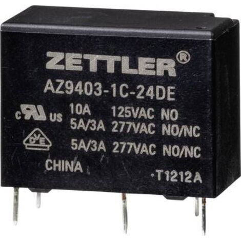 Zettler Electronics AZ9403-1C-24DE Relais de puissance 24 V/DC 5 A 1 pc(s) Y100962