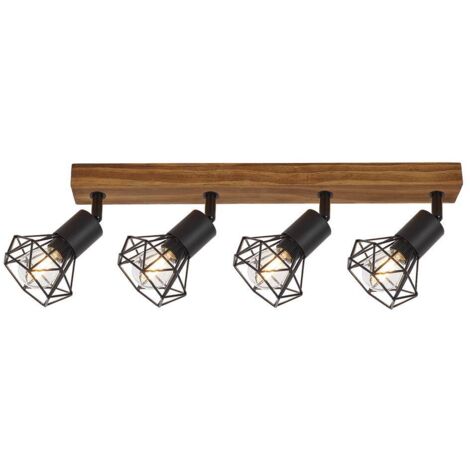 ZEUS SPOT 4XE14 BLACK OAK