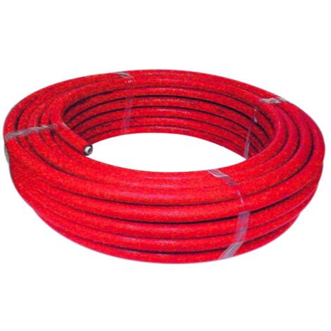Zewotherm Metallverbundrohr 16x2mm x 50m 10mm vorisoliert, Rot