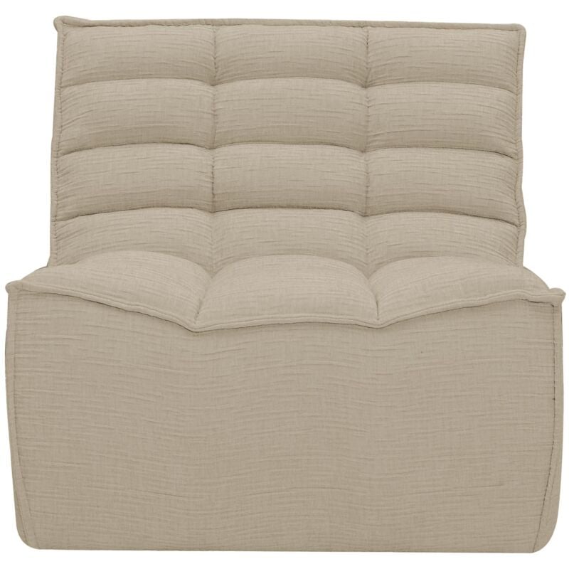 Mobilier Deco - zeyna - Fauteuil modulable en tissu taupe