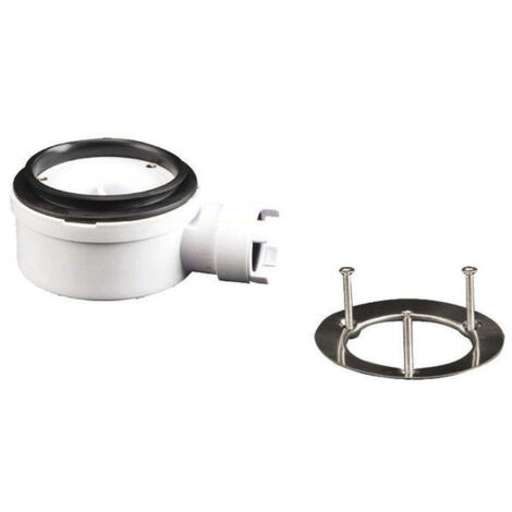 ZEZA Grade Bonde de receveur de douche - universel - 90mm - 35l par min - sans grille - blanc