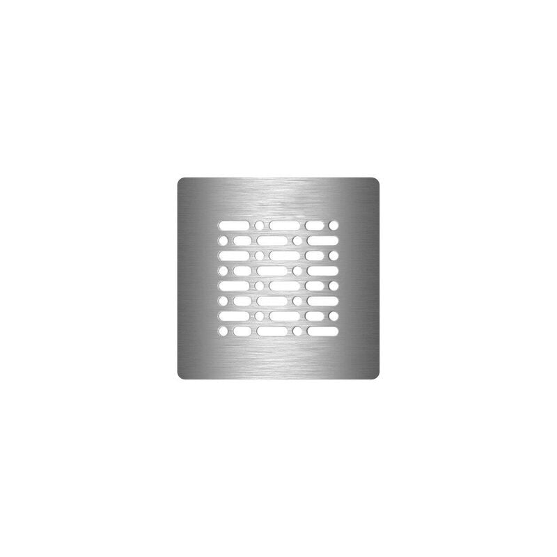 ZEZA Grade Grille de Receveur de Douche - 13x13cm - Inox