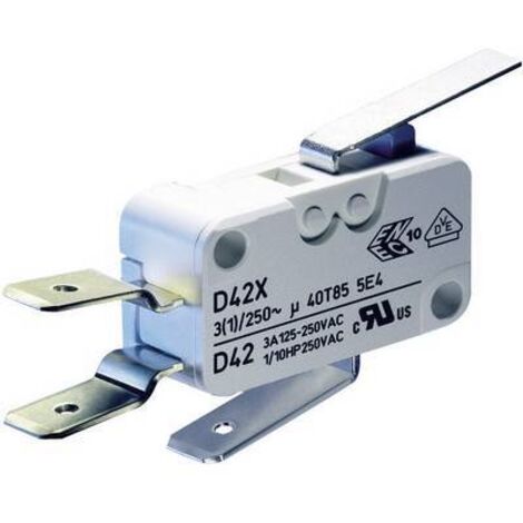 ZF D459-V3LD Microrupteur D459-V3LD 250 V/AC 16 A 1 x On/(On) à rappel 1 pc(s) D71746