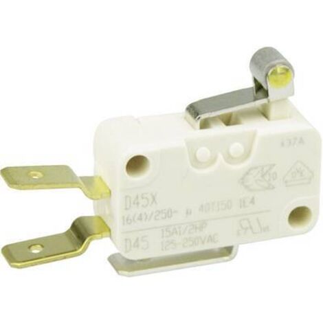 ZF D45U-V3RA Microrupteur D45U-V3RA 250 V/AC 16 A 1 x On/(On) à rappel 1 pc(s) D72544