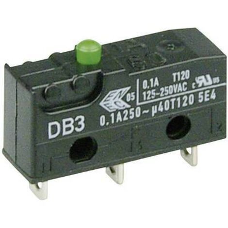 ZF DB3C-A1AA Microrupteur DB3C-A1AA 250 V/AC 0.1 A 1 x On/(On) à rappel 1 pc(s) D71963