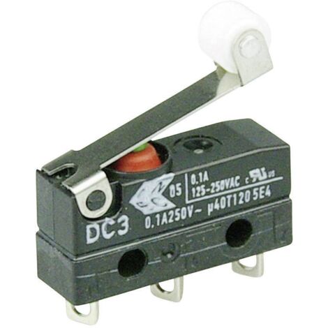 ZF DC3C-A1RB Microrupteur DC3C-A1RB 250 V/AC 0.1 A 1 x On/(On) IP67 à rappel 1 pc(s) D71068