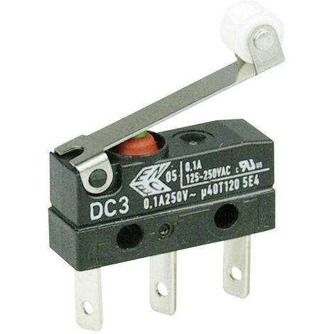 ZF DC3C-L1RC Microrupteur DC3C-L1RC 250 V/AC 0.1 A 1 x On/(On) IP67 à rappel 1 pc(s) D73214