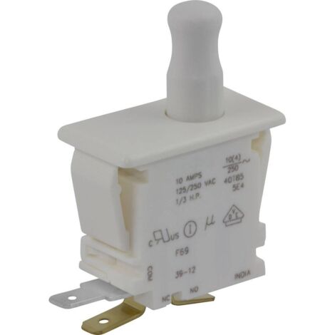 ZF F69-30A F69-30A Pulsante 250 V/AC 10 A 1 x On / (On) Momentaneo 1 pz.