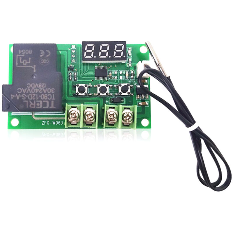 

ZFX-W1209A 30A Placa controladora de temperatura digital Microelectronico Panel de termostato de control de temperatura con sensor NTC de alta