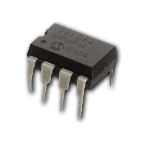 ZGB24LC64-I/P - MÉMOIRE MAXIMALE 1000 CODES (MORPHEUS-S449D-S486D-S504-S508) CARDIN ZGB24LC64-I/P