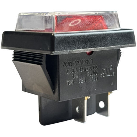 ZHANG CHEN ZC03-A2  ZC03-A  ZC03-A2A10303 Wippschalter 4Pin Rot