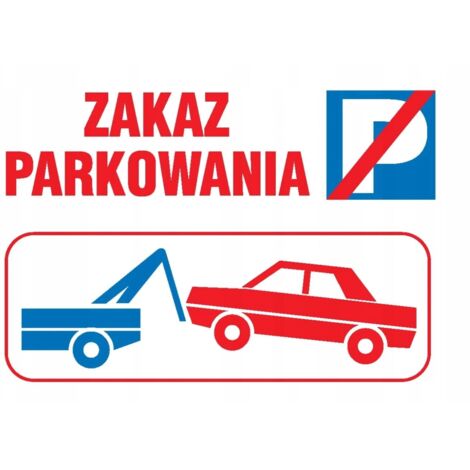 ZI-20 - SCHILD - Parkverbot - Abschleppzeichnung