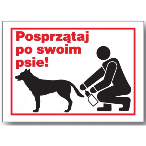 ZI-56 - SCHILD - Hundekot beseitigen